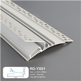 Upward Lighting LED top Corner Line Lamp Gypsum Wall Washing Embedded Return Aluminum Slot
