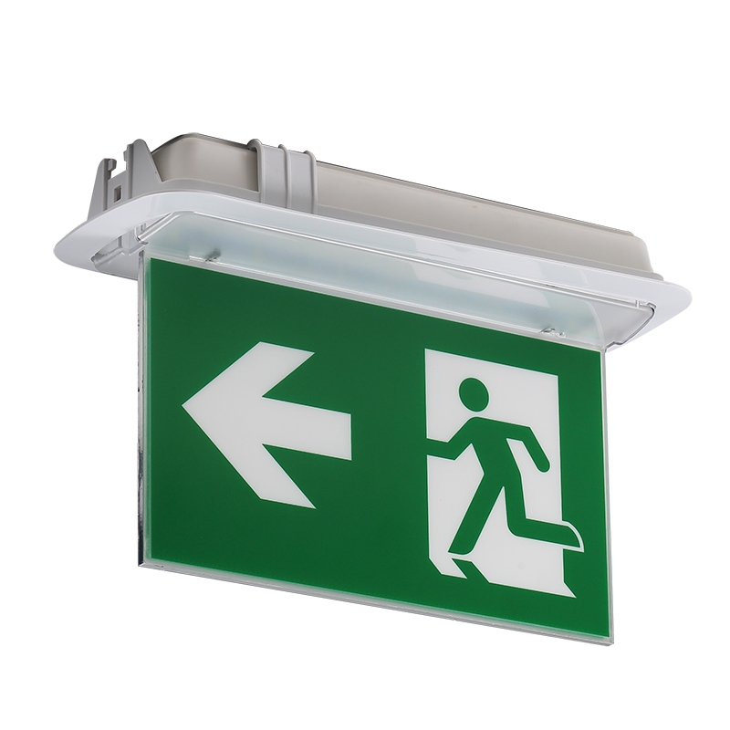 Small Size LED Emergency Rechargeable Light Double-side Exit Sign