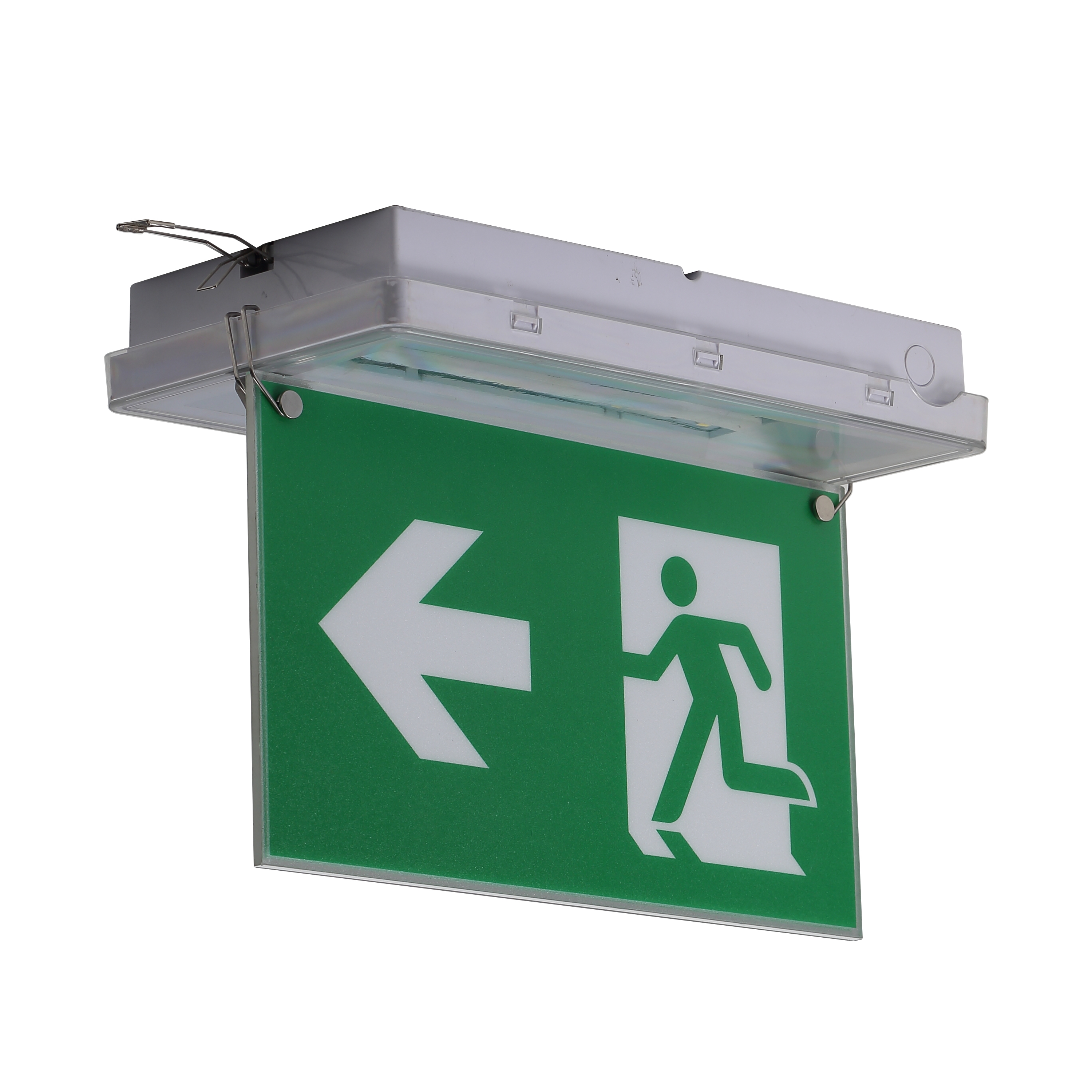 IP65 Waterproof LED Exit Double-side Sign Ceiling Recessed 5W Emergency Light