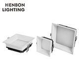 Henbon High Quality Ultra Thin Design Aluminum Indoor 9W 12W 18W 24W SMD COB LED Downlight