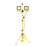 Work Lights with Stand 14000 Lumen Dual Head LED Work Light 10Ft Cord Waterproof portable lights