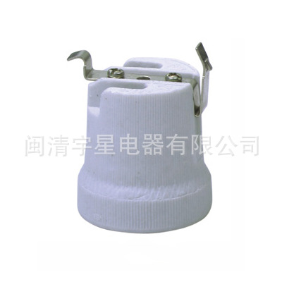 UL Certified ceramic lamp holder manufacturers direct E27 lamp holder ceramic lamp holder