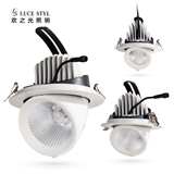 Recessed Led Ceiling Downlight 10W 15W 25W 35W For Museum Gallery Hotels LED Down Light Fixture