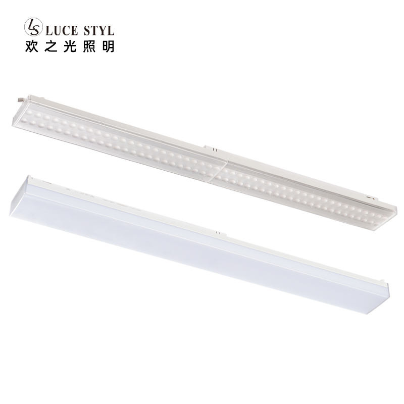 2ft 600mm 35w 65w Commercial led track light linear bay lighting trackway for office supermarket