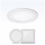 New Product Ultra Thin Experience Square Round Aluminum Indoor Recessed Ceiling LED Panel Lamp