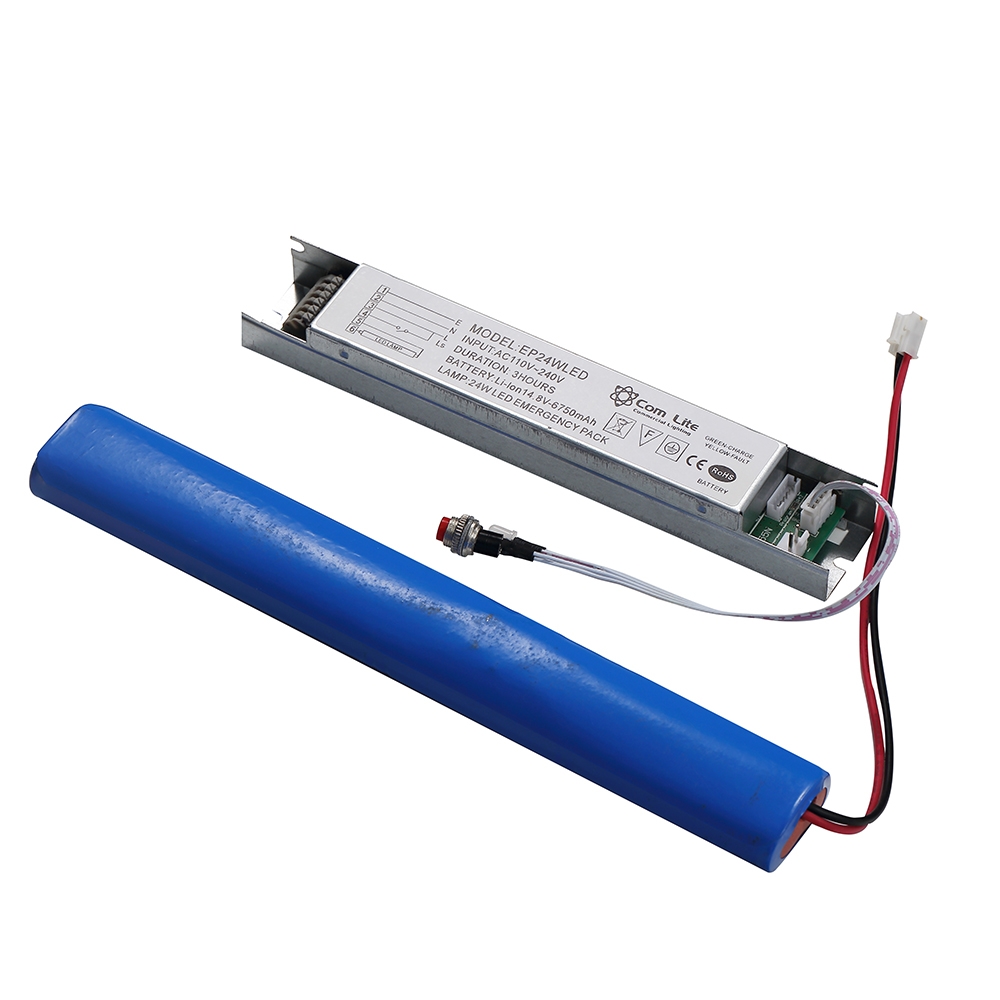 Emergency Conversion Kit Battery Rechargeable Power Source For LED Tubes Panels Lights