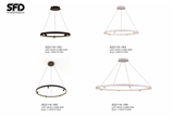 Simple round chandelier Pendant light Circle