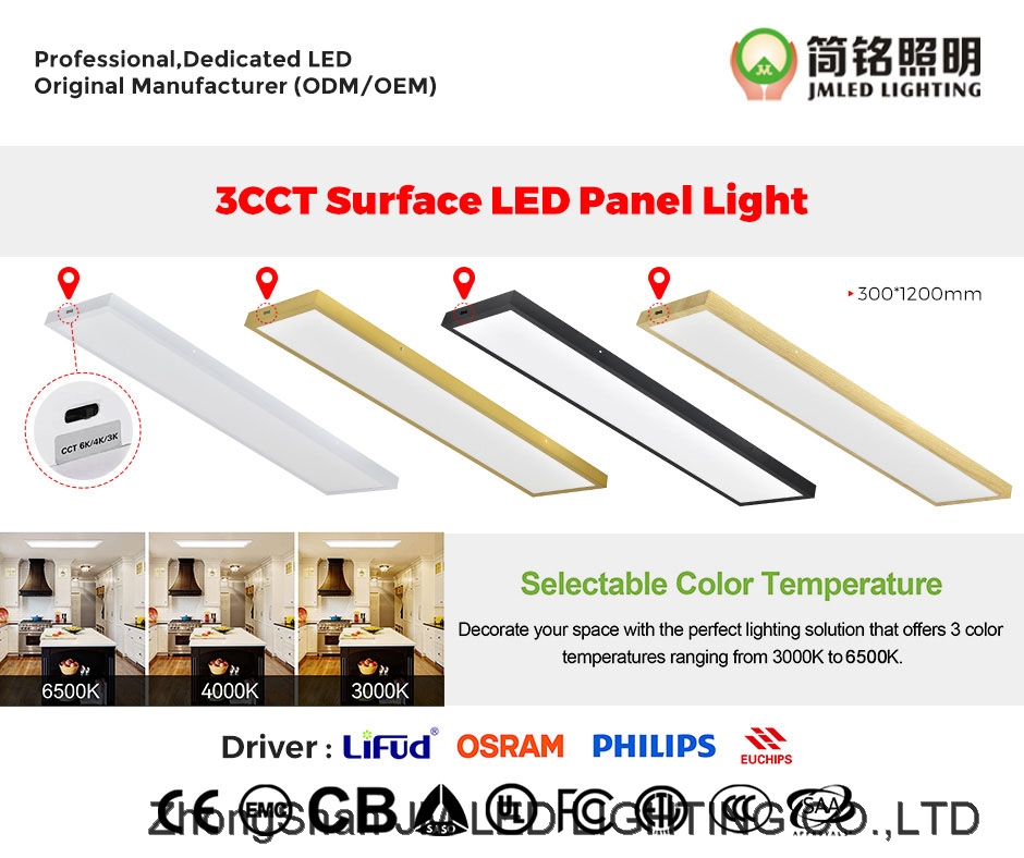 CCT LED ceiling lamp panel light 300-1200 panel 72w sidelight panel light edge panel light pmma cecb