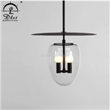 Brand Creative Decoration Clear Glass Island Pendant Lights