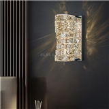 Surface Mounted Modern Crystal Wall Lights For Living Room