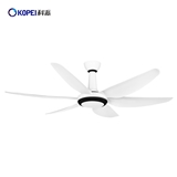 Modern indoor ceiling fan light wide-angle 6 ABS blades DC fans with remote control and LED light