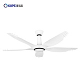 Energy-saving 60 inch ceiling fan light 5 ABS blades DC fans with remote control and LED light