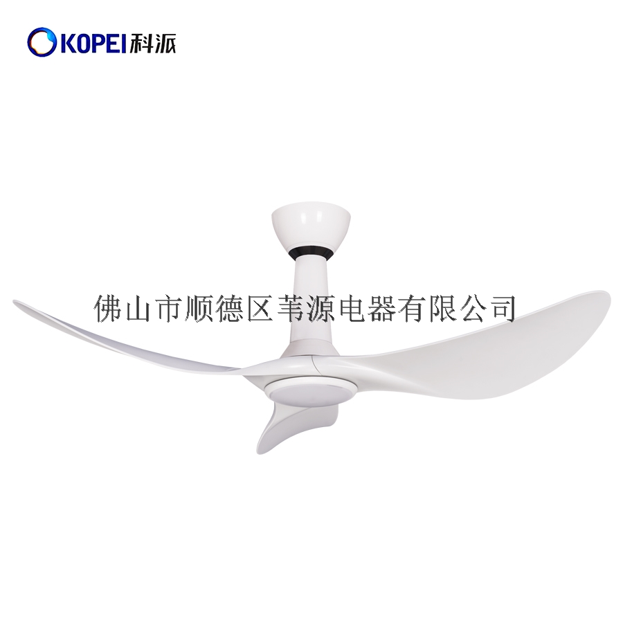 Energy-saving 52 inch ceiling fan light 3 ABS blades DC fans with remote control and LED light