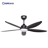 Energy-saving LED ceiling fan light 5 ABS blades DC fans with remote control and LED light