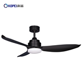 Modern LED ceiling fan light low noise 3 ABS blades DC fans with remote control and LED light
