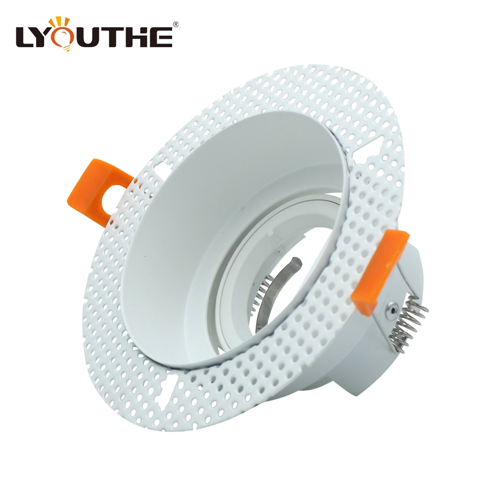 Hot sale round led trimless iron downlight trimless Recessed Office Lighting Led Downlight