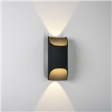 Black Modern Contemporary LED Outdoor Wall Light CE Certificate