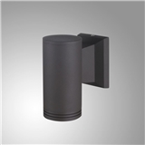 Round Waterproof GU10 Base Black Modern Outdoor Wall Light Wall Lamp