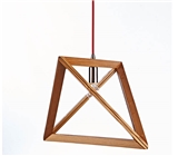 Wood Pendant lamp-Rectangular chandelier
