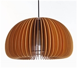 Wood Pendant lamp-Apple shape