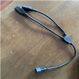 IEC C13 To Iec C14 Y Splitter Power Cable Extension Cord