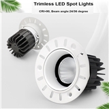 trimless led spot downlights
