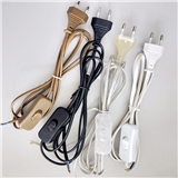 CE approval 2m Euro 2 pin plug lighting power cord