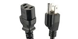 ETL standard USA 3 Pin plug ac electric wire