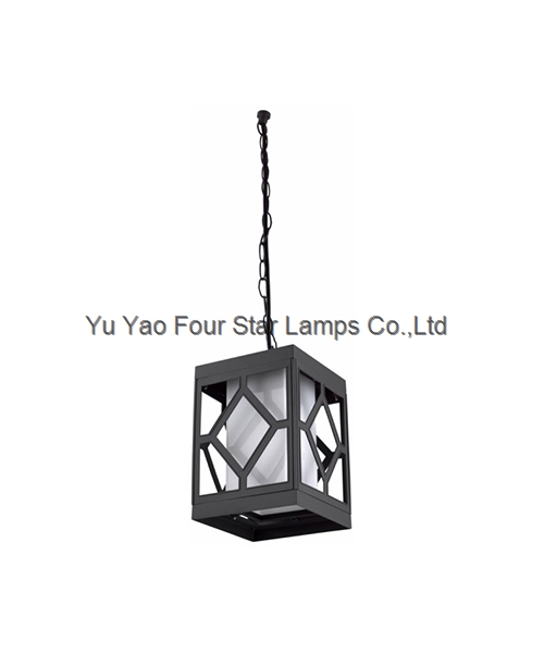 E27 aluminum waterproof pendant light glass lamp shade indoor ceiling lighting