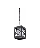 E27 aluminum waterproof pendant light glass lamp shade indoor ceiling lighting