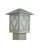 Pole outside classical street lamp type Lights E27 lampholder post top spot light garden