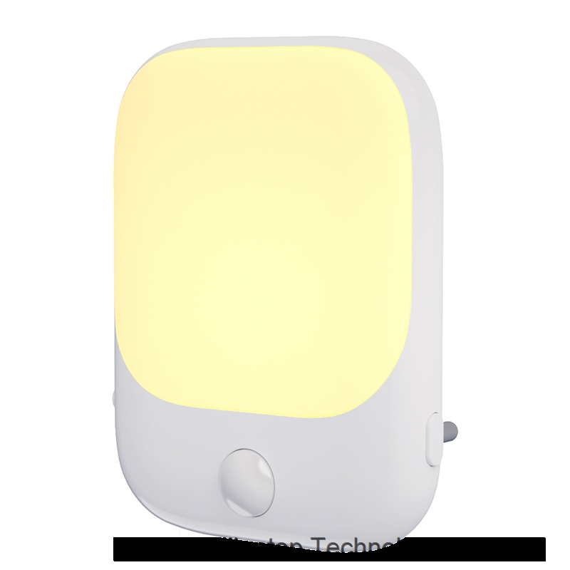 OEM Auto Smart Light Sensor LED Night Light Lamp US UK EU Plug in Wall 110v 220V Mini Dimmable Night
