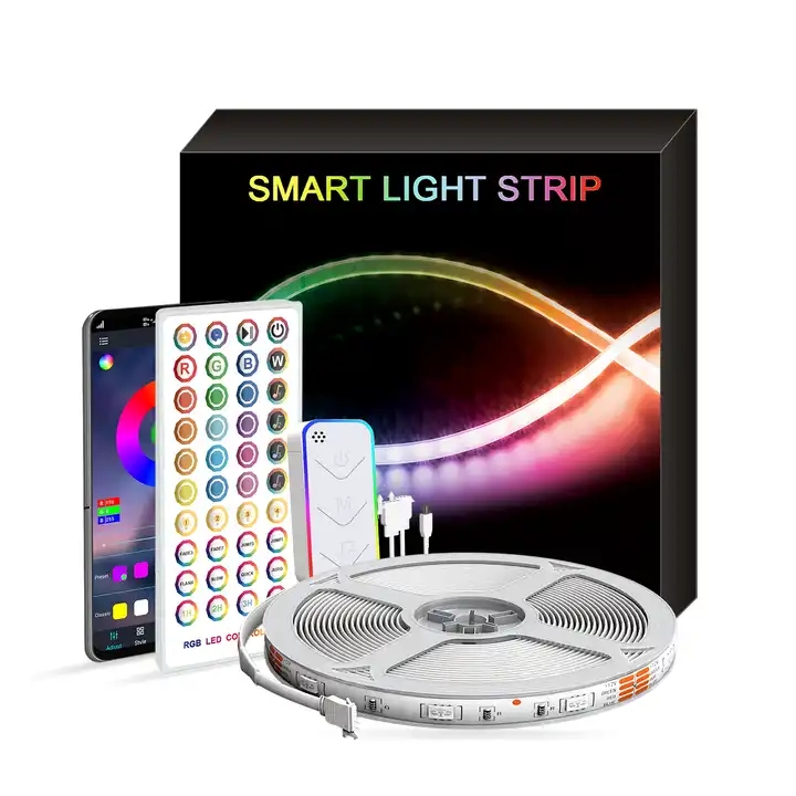 LED Strip Light RGB 5050 Lights Music Sync Color Changing Sensitive Built-in Mic App Controlled LED