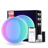 LED Smart Table Lamp for Bedroom Wake-Up Light Voice Control Dreamcolor Ambient Light Sunrise Simula