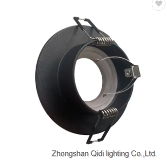 LED round recessed GU10 MR16 spot light frame downlight crylic Black lamp spotlight