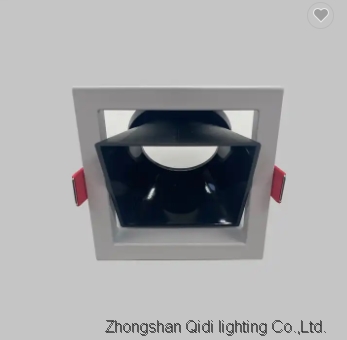 LED squre recessed GU10 MR16 COB spot light plastic spotlight frame anti glare lamp
