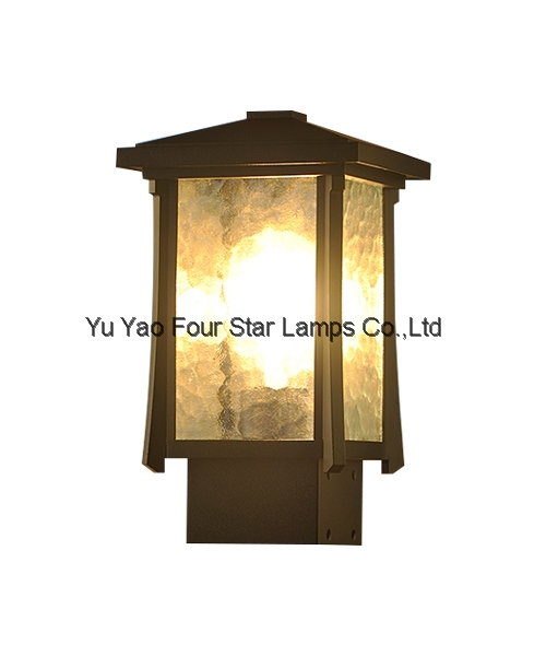 Outdoor waterproof lighting villa fit to garden park square post top lights classical pillar lamp