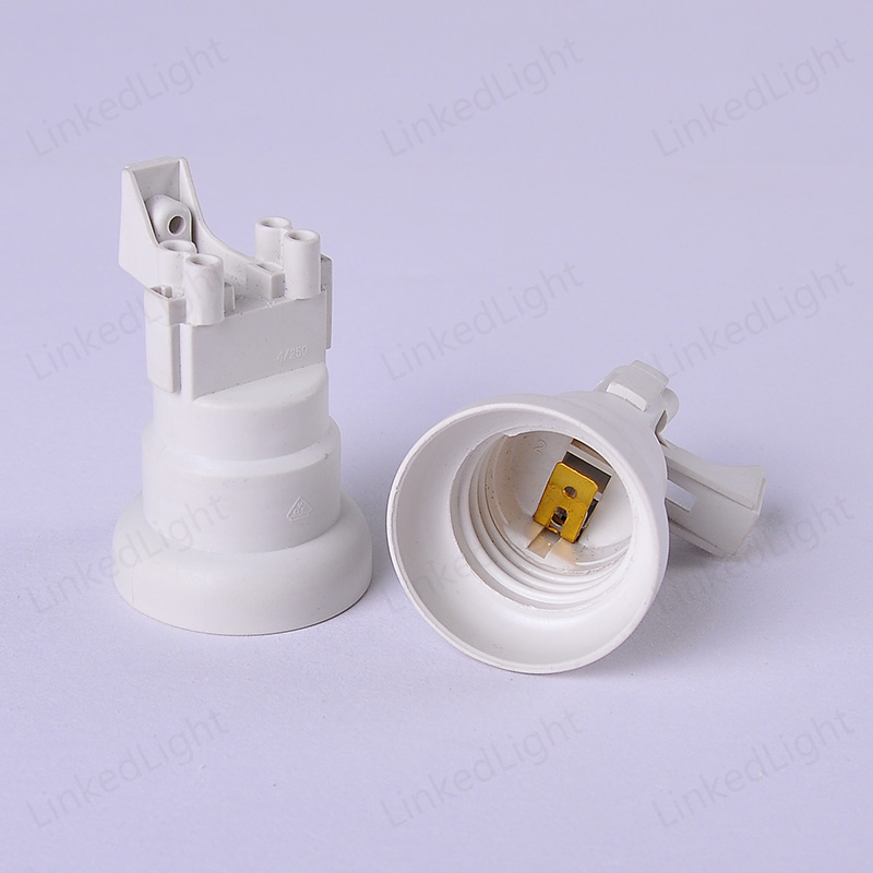 VDE ENEC E27 Trumpet Plastic Lamp holder
