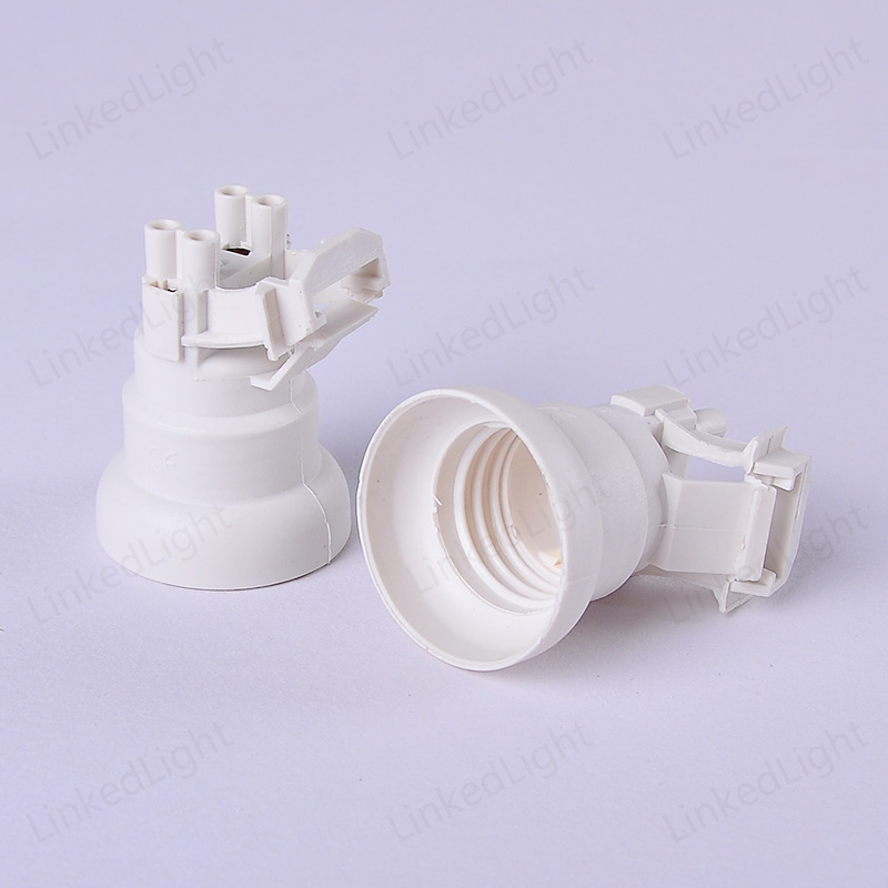 Trumpet Shape E27 Plastic Lamp Socket for LED Light Box