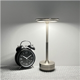 Modern led rechargeable cordless touch dimming table lamp outdoor restaurant bar atmosphere table la