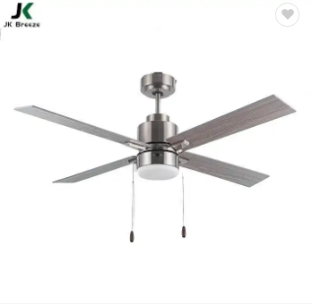 ZS-52-21029BN 52inch 4 Plywood Blade Large Ceiling FanHot Selling LED Fan Lights Ceiling