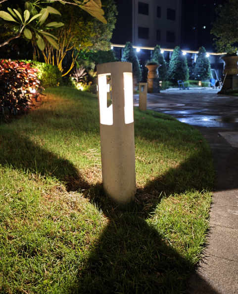 outdoor light concrete cement lawn lamp garden light