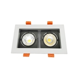 Led Grille Light Double triple Head 10W 20W 30W Rectangular Spot Ceiling Down Square Recessed D