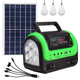 Well designed 10w solar panel light with bulbs for camping solar portable power system
