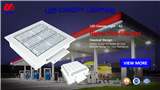50w 100w 150w 200w 130lm w Ceiling Recessed gas station lamp led canopy light 5 years warranty