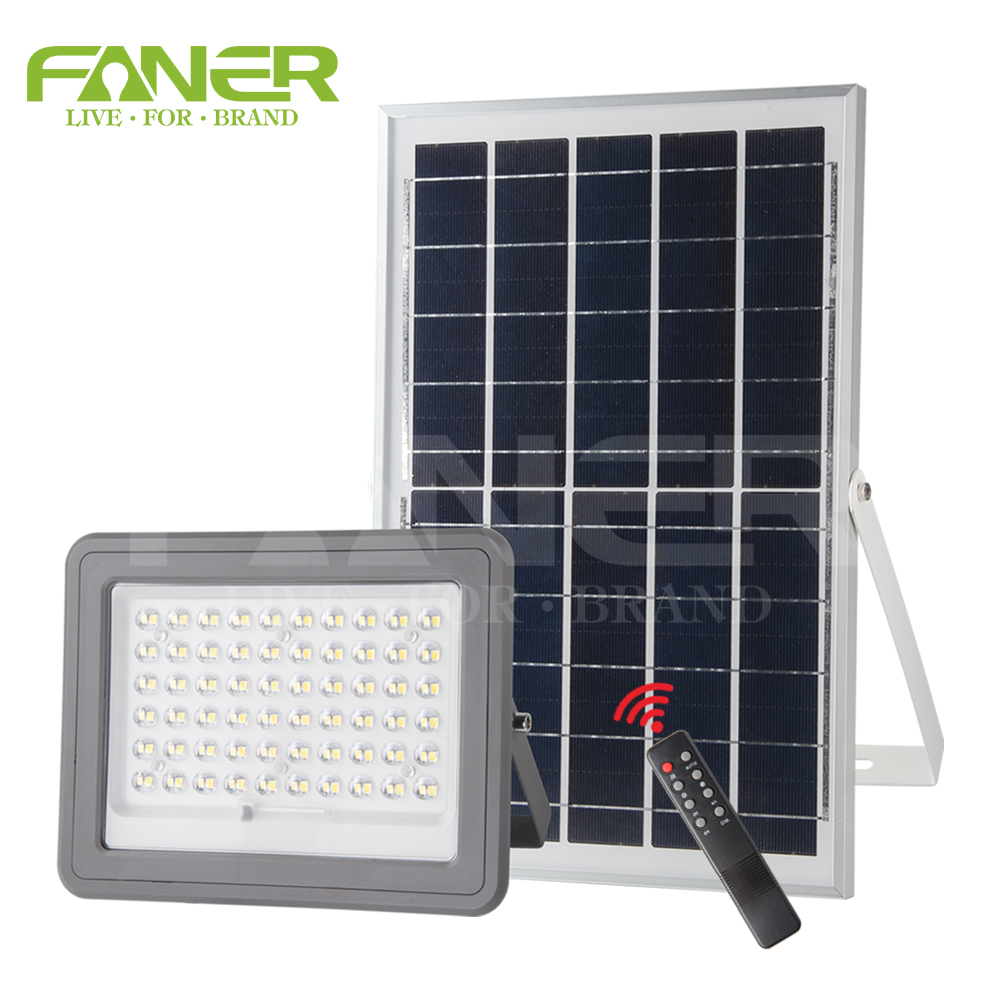 Faner Lighting 300W Outdoor Solar Flood Lights IP65 Waterproof solar powered led flood lights for
