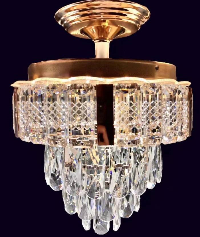 Aimi factory cheap price high quality New design Best sell modern led crystal chandelier hanging lig