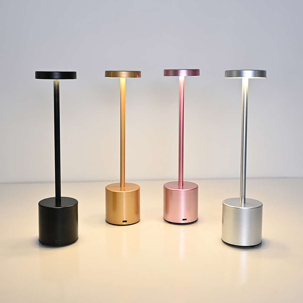 Metal hotel bar Touch table lamp