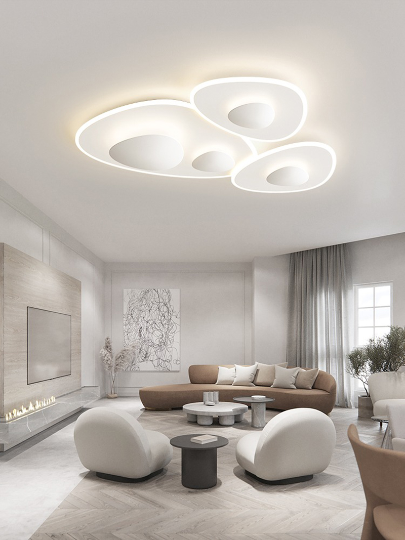 Tpstar Lighting Modern Nordic living room white ceiling light minimalist bedroom lighting