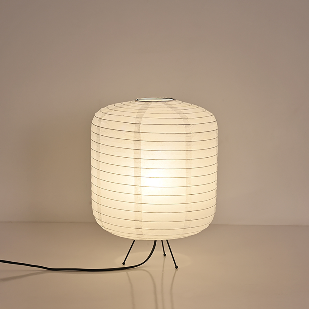 Rice paper table lamp